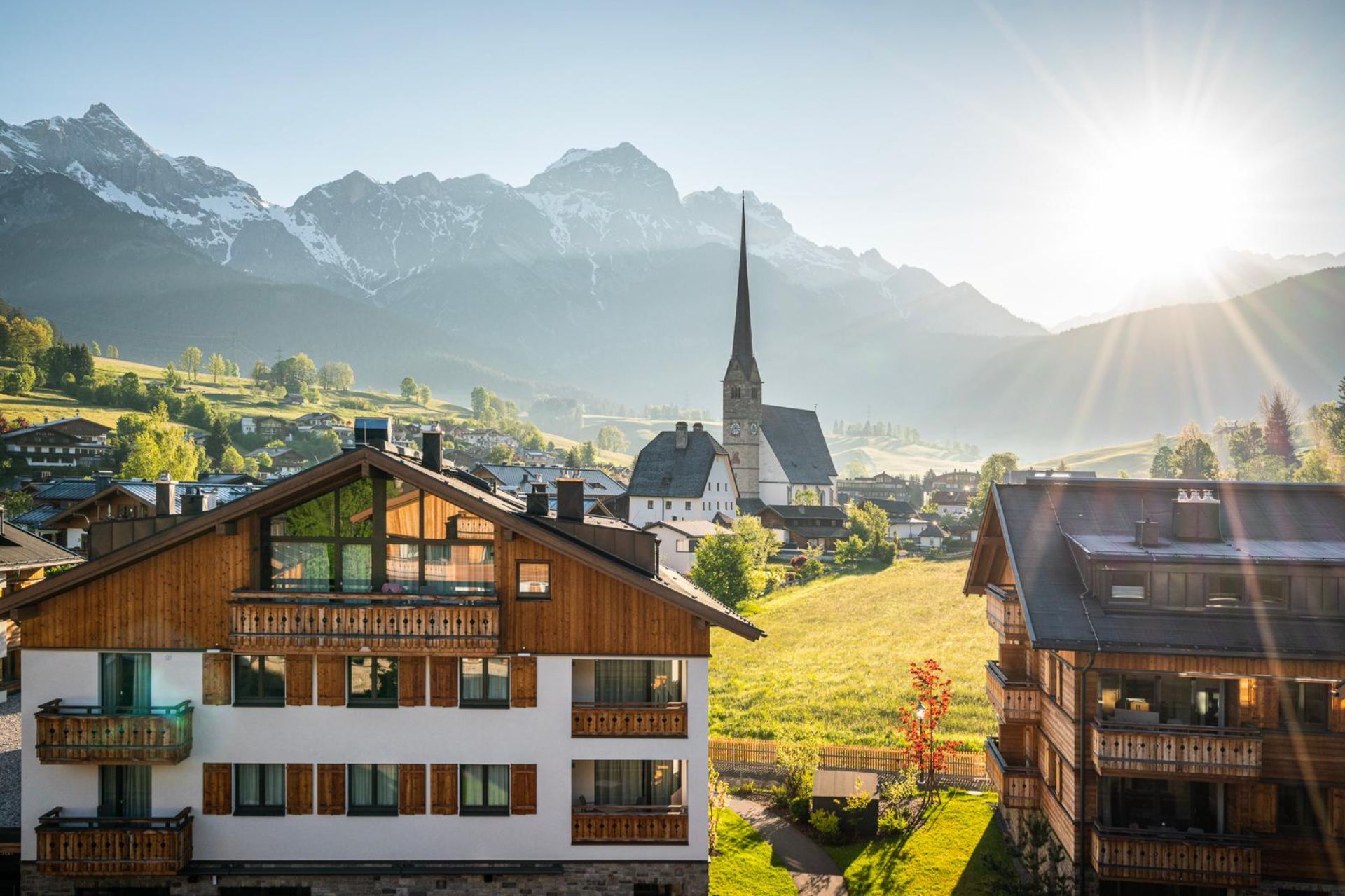 Hotelresort Maria Alm - Alpin Lodges - Außenanlage